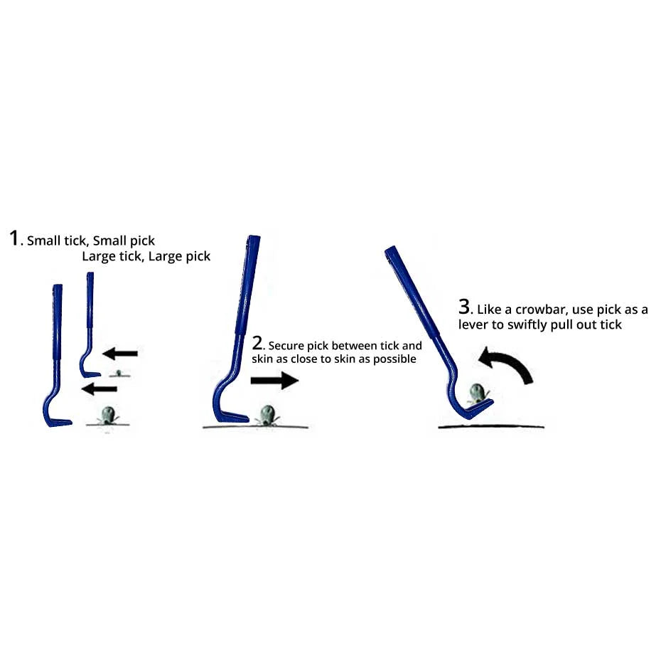 Metal Tick Removal Tool - Made in Canada