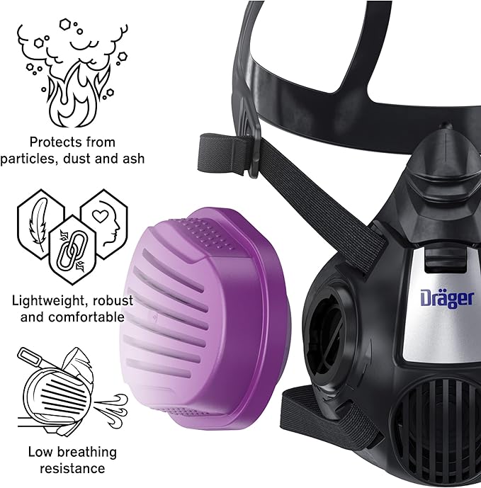 Dräger Wildfire Smoke P100 Respirator Kit - NIOSH P100