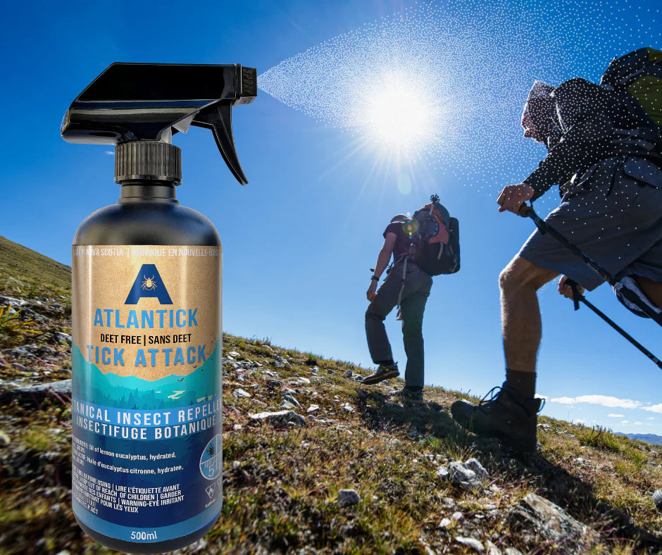 Atlantick Tick and Insect Repellent - 100% Botanical - Safe for Humans and Dogs - Made in Canada