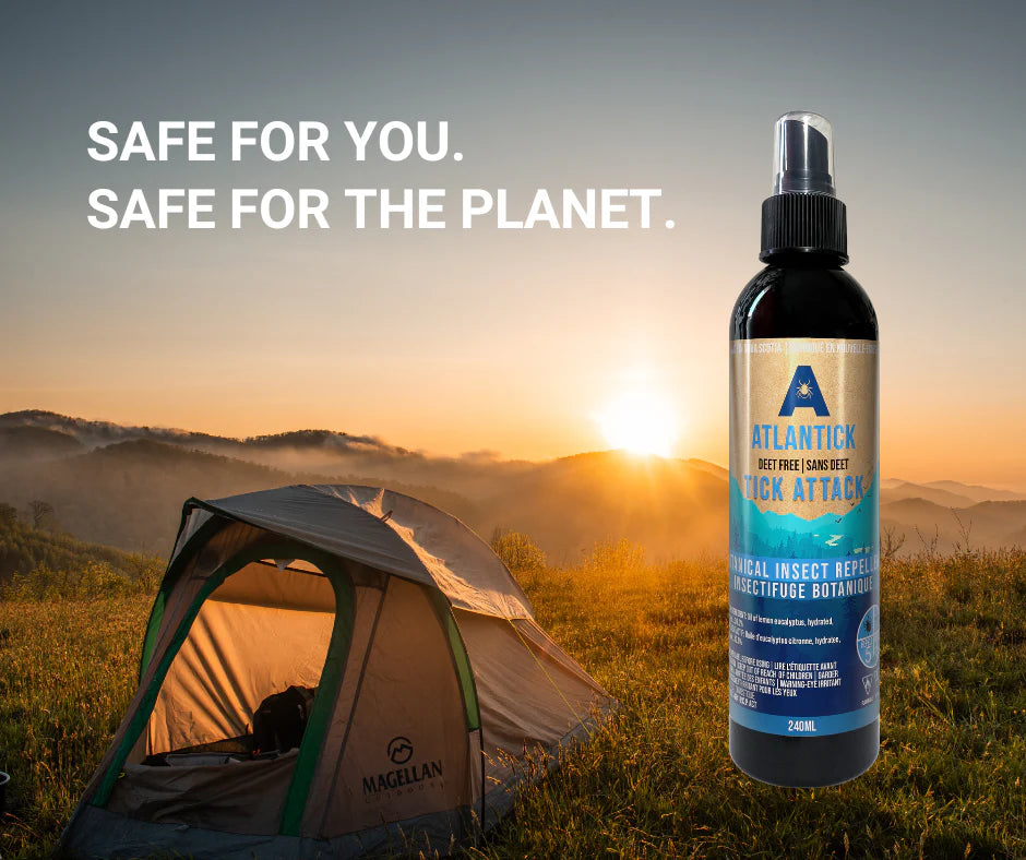 Atlantick Tick and Insect Repellent - 100% Botanical - Safe for Humans and Dogs - Made in Canada