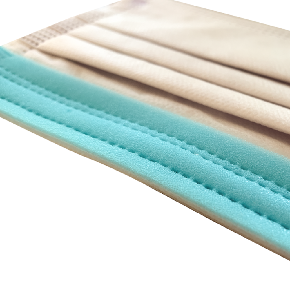 Blue Face Mask: Anti-Fog Level 3 Disposable Healthcare Procedure - ASTM F2100 - Made in Canada