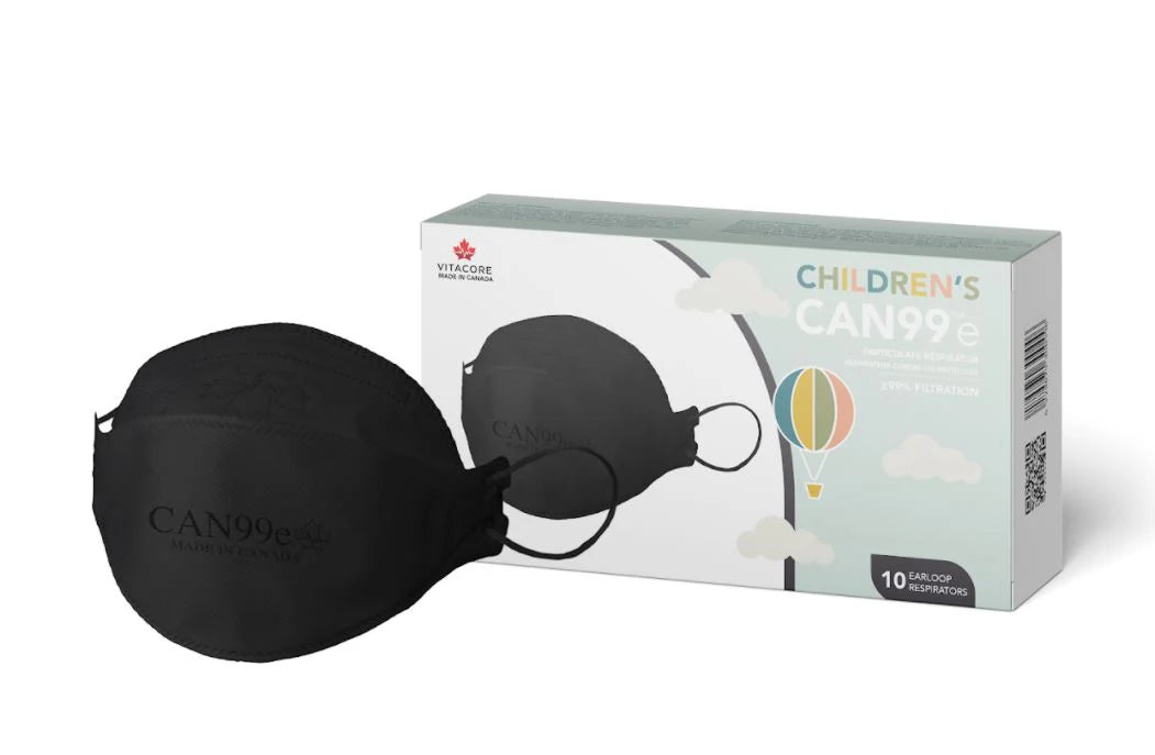 Vitacore CAN99e Children's (kids) earloop respirator at Canada Strong Masks