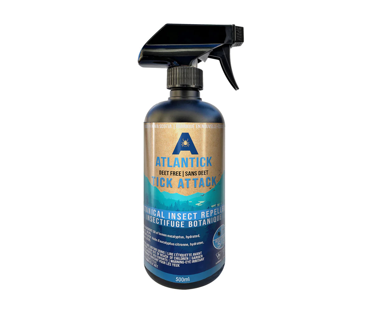 Atlantick Tick and Insect Repellent - 100% Botanical - Safe for Humans and Dogs - Made in Canada